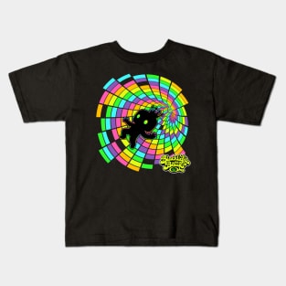 Funko Fundays Blacklight Battle by Travis Page Kids T-Shirt